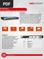 Ds-3E0326P-E 24-Ports 100Mbps Unmanaged Poe Switch