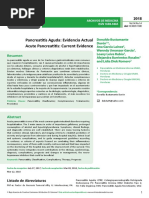 Pancreatitis Aguda Evidencia Actual