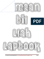 Belief in Allah (Eemaan Bil Llah) Lapbook PDF