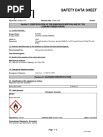 Safety Data Sheet: Section 1: Identification of The Substance/Mixture and of The Company/Undertaking