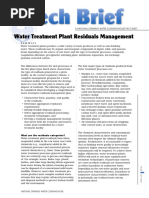 Water Treatment Plant Residuals Management PDF