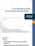 Análisis e Interpretación de Estados Financieros