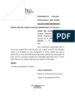 Escrito de Deposito de Caucion