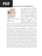 Semiología de La Articulación Temporomaxilar