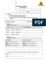 Evaluacion Final de Semestre 3º Bàsico