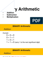 1 Binary Arithmetic - OPERATIONS