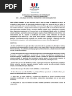 Caso Clinico. Avaliação Do Sistema Locomotor