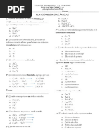 Evaluacion de Funciones Inorgánicas