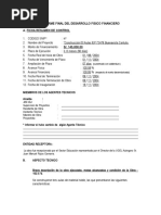 Informe Final Desarrollo Fisico Financiero