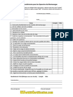 Performance Test For Forklift Operators SP