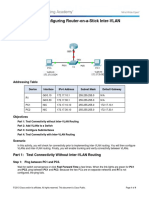 5.1.3.6 Packet Tracer - Configuring Router-On-A-Stick Inter-VLAN Routing Instructions IG