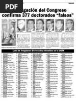 377 Doctorados Falsos - I