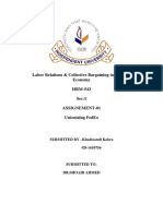 Labor Relations & Collective Bargaining in A Global Economy Hrm-543 Sec:1 Assignement-01 Unionizing Fedex