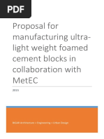 Foamed Concrete Proposal