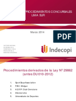 INDECOPI Procedimientos Concursales de Los Clubes de Fútbol