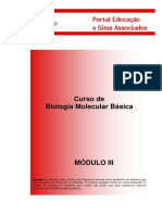 Curso de BIOLOGIA MOLECULAR Básica Do Portal Educação - MÓDULO III PDF