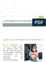 Inversión Extranjera