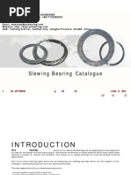 WCB Excavator Spare Parts Slewing Bearing Slewing Circle Slewing Ring