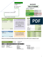 Invoice: PTCL STN: PTCL NTN