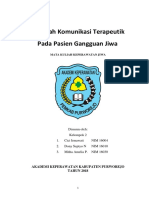 Makalah Jiwa Komunikasi Terapeutik 