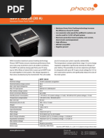 Phocos Reguladores de Carga Datasheet MPPT100 30 en