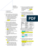 Soal Sistem Pencernaan Manusia