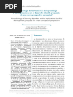 Neurobiología de Los Trastornos Del Aprendizaje y Sus Implicaciones en El Desarrollo Infantil Propuesta de Una Nueva Perspectiva Conceptual