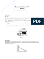 Hoja de Problemas N1 Fisica