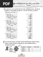 Multiplicación Por Dos y Tres Cifras