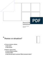 Person X Situation Interactions: February 15, 2017 Psy 215