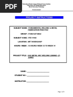 Workshop Worksheet - GMAW (T-JOINT)