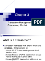 Chapter-3: Transaction Management and Concurrency Control