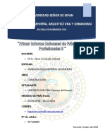 Ingenieria Civil, Informe de Practicas en Obra