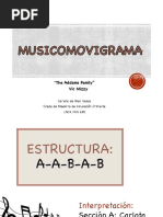 MUSICOGRAMA Familia Addams