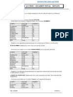 Examen Final de Access Sen Colegio Julio 2018