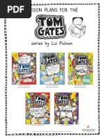 Lesson Plans For The Tom Gates Series by Liz Pichon