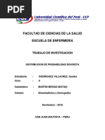 Monografia Distribucion de Probabilidad Discreta UCP 2018