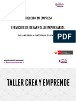 Taller Crea y Emprende - Sesión 2