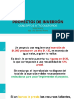 Clases de Proyectos de Inversion