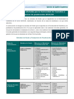 Estudios de Grado y Ponderaciones 2019-20