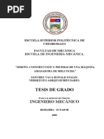 Diseño Maquina Amasadora Melcocha PDF