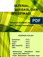 Material Standarisasi Dan Spesifikasi 1