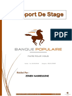 Rapport de Stage Banque Populaire