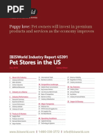 Pet Stores in The US Industry Report