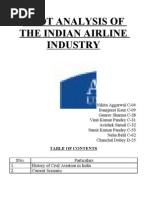 Swot Analysis of The Indian Airline Industry