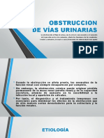 Obstrucción de Vías Urinarias