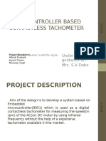 Micro Controller Based Contact Less Tachometer 1