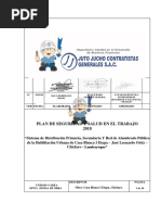 Plan de Seguridad y Salud en El Trabajo - Parte Eléctrica