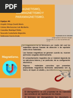 Magnetismo Diamagnetismo y Paramagnetismo