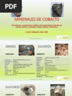 Minerales de Cobalto